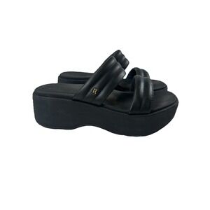 Women's Reef Lofty Lux Hi‎ Platform Sandals Black Size 7